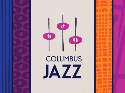 Columbus Jazz logo and patterns